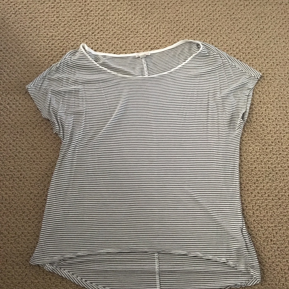 Black and white striped t-shirt